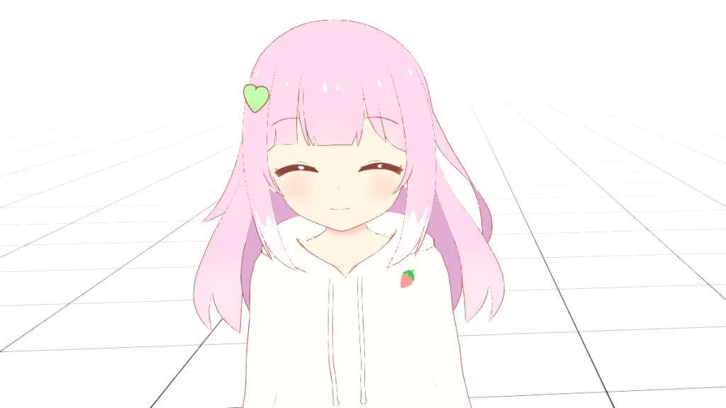 棒立ちで微笑むフレレ